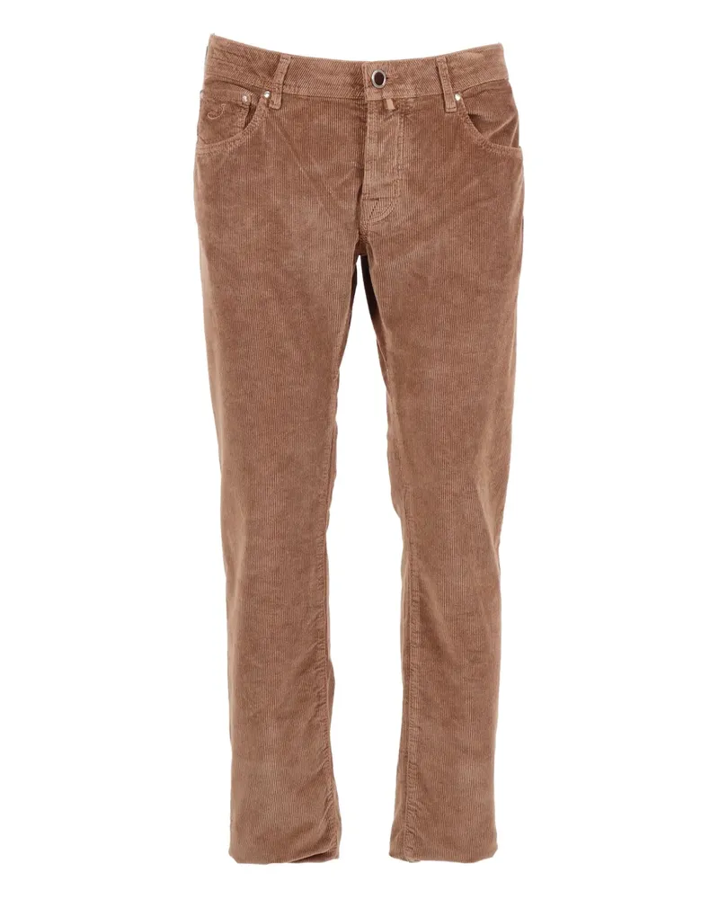 Jacob Cohën Nick corduroy five-pocket trousers - Braun Braun