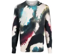 Sweatshirt mit abstraktem Print