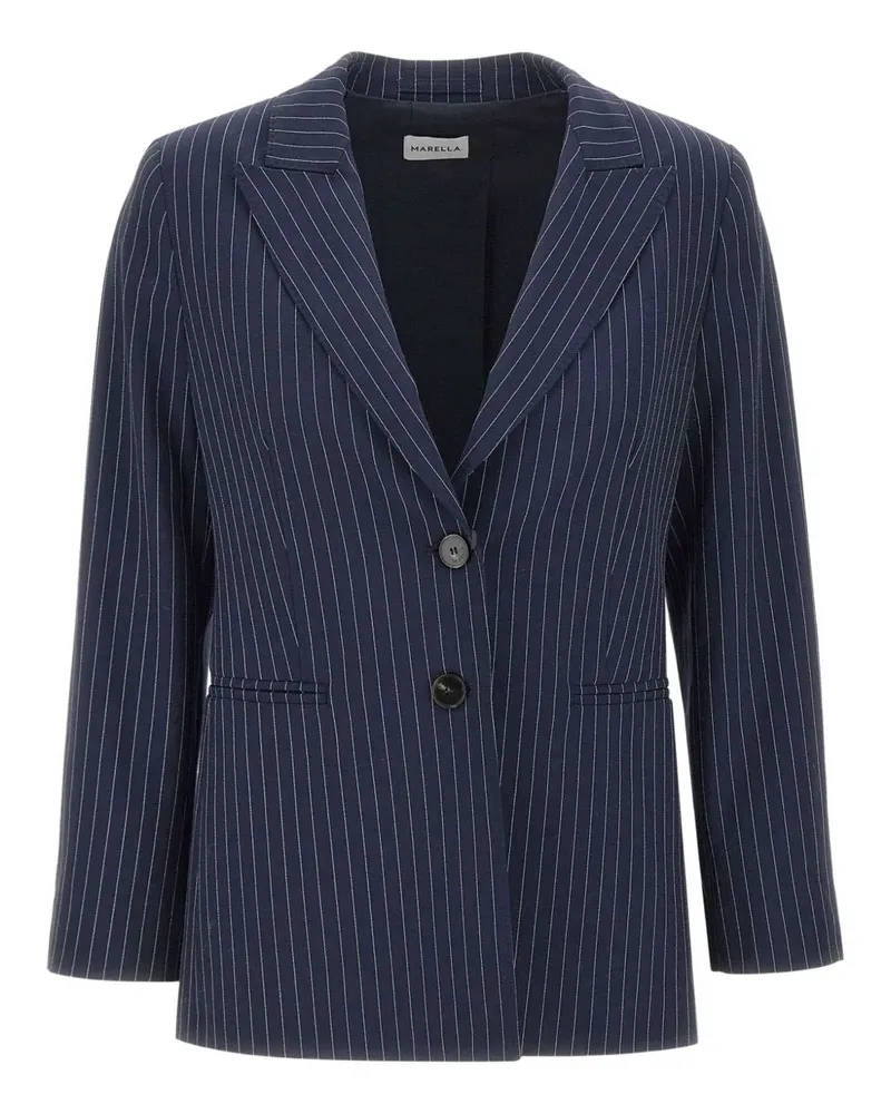 MARELLA pinstripe-print blazer - Blau Blau