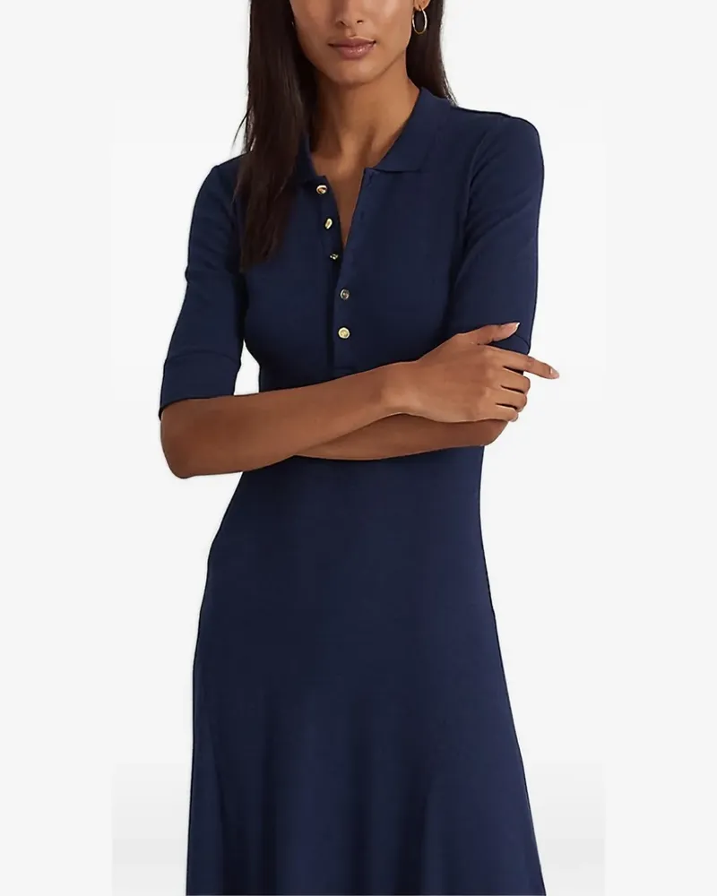 Ralph Lauren Geknöpftes Kleid - Blau Blau