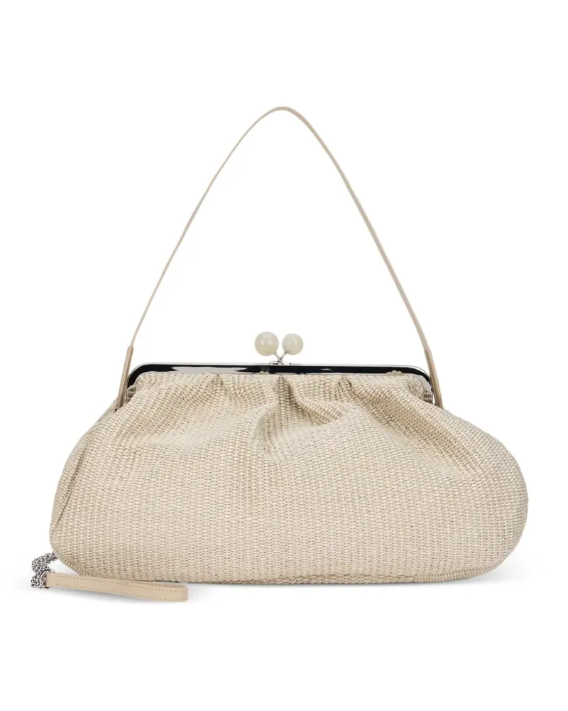 Max Mara Wkanabarro woven clutch bag - Nude Nude