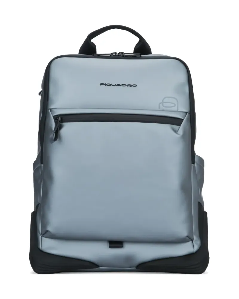 Piquadro logo-detail backpack - Grau Grau