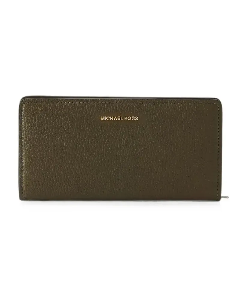 Michael Kors grainy-leather snap-fastening wallet - Grün Grün