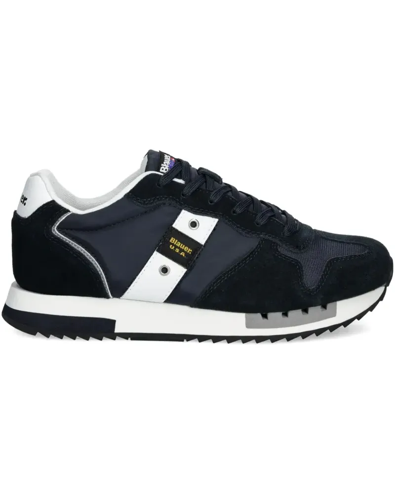 Blauer Sneakers aus Wildleder Blau