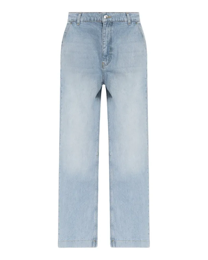 ROTATE Birger Christensen Jeans mit weitem Bein - Blau Blau