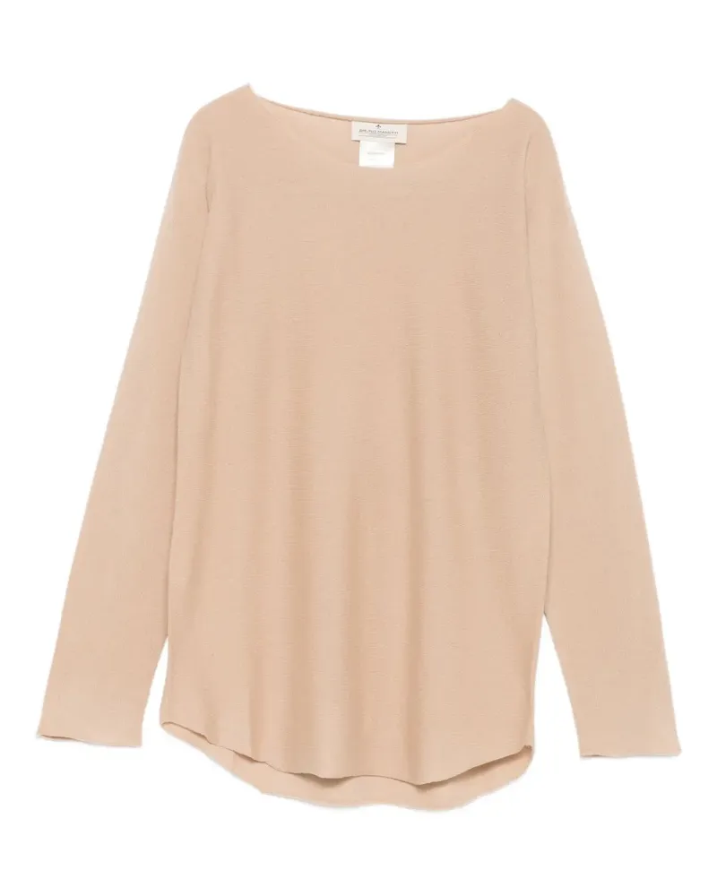 Bruno Manetti Fein gestrickter Pullover - Nude Nude