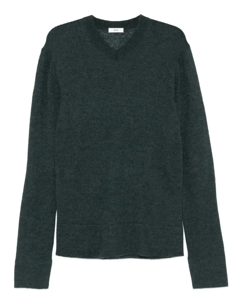 Rier Pullover mit V-Ausschnitt - Grau Grau