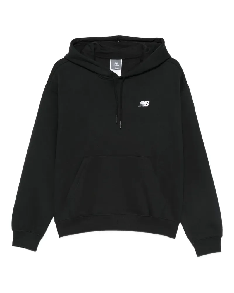 New Balance Hoodie mit Logo-Stickerei - Schwarz Schwarz