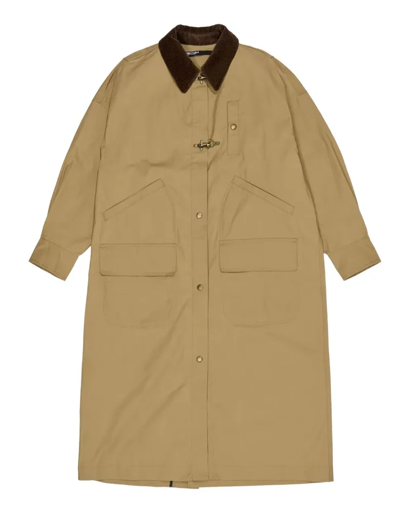 BIMBA Y LOLA Trenchcoat mit Cordkragen und Knebelverschluss - Nude Nude