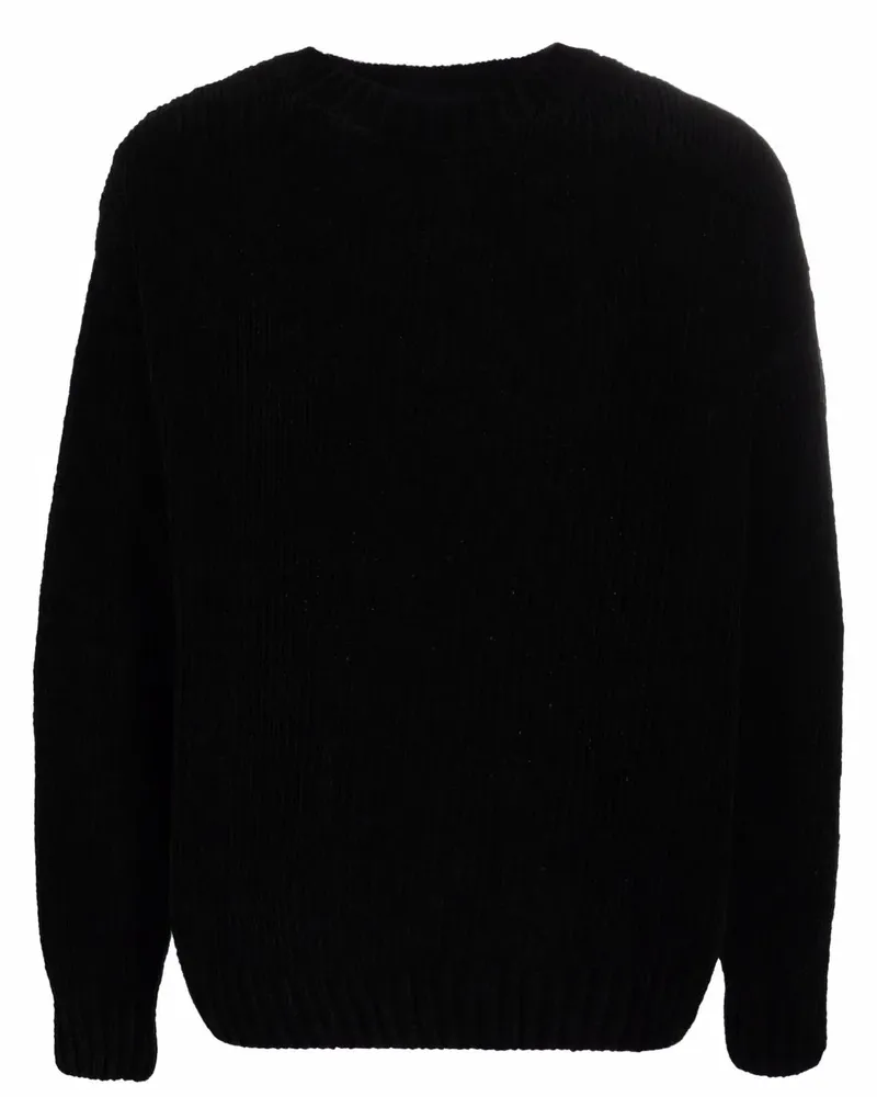 BONSAI Pullover mit rundem Ausschnitt - Schwarz Schwarz