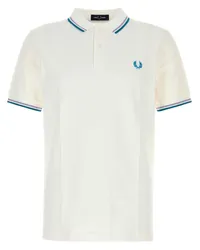 Fred Perry Poloshirt aus Piqué Weiß