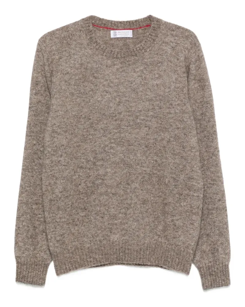 Brunello Cucinelli Pullover mit rundem Ausschnitt - Braun Braun