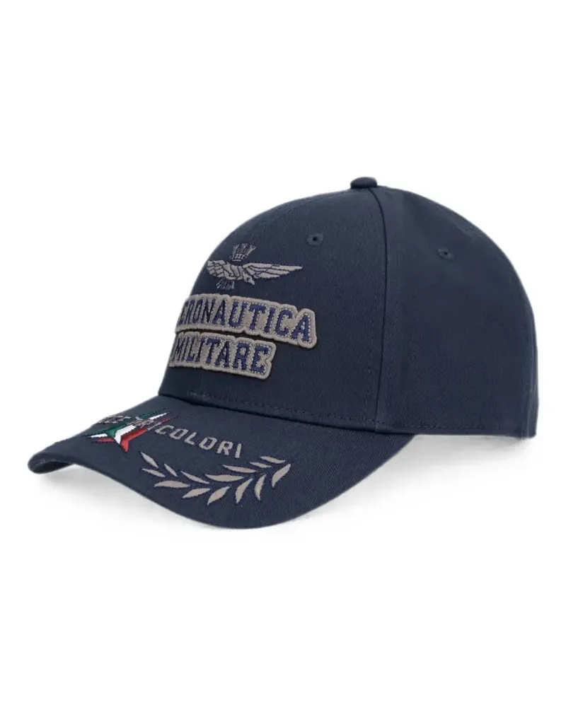 Aeronautica Militare logo-embroidered Frecce Tricolori baseball cap - Blau Blau
