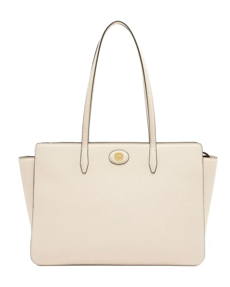Tory Burch Robinson leather shoulder bag - Nude Nude