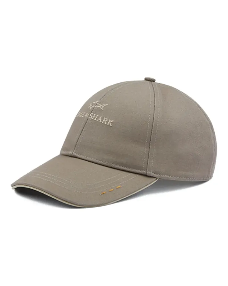 Paul & Shark logo-embroidered cotton baseball cap - Nude Nude