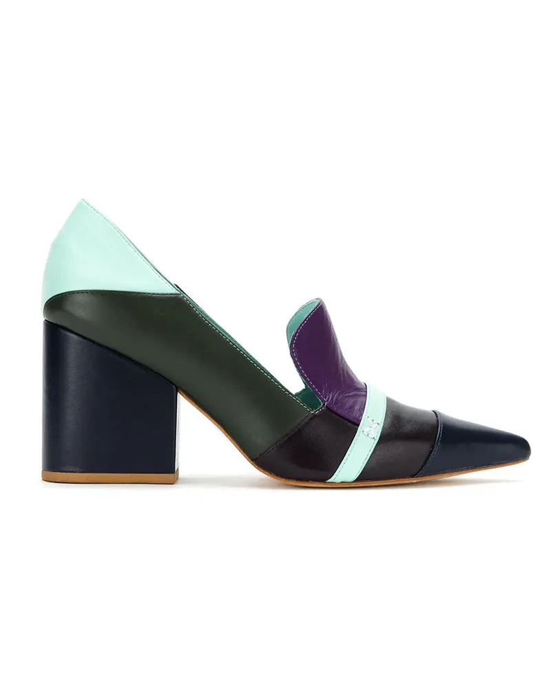 Sarah Chofakian Pumps in Colour-Block-Optik - Mehrfarbig Mehrfarbig