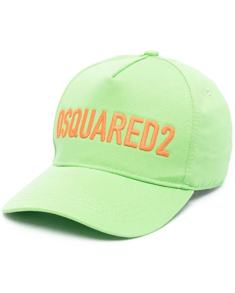 Dsquared2 Baseballkappe mit Logo-Stickerei - Grün Grün