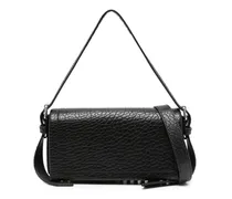 Mittelgroße Ricco Schultertasche - Schwarz