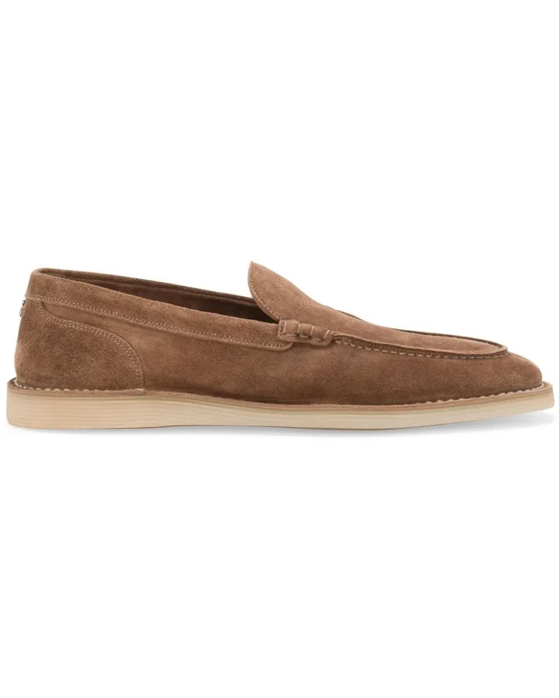 Dolce & Gabbana Loafer aus Wildleder - Braun Braun