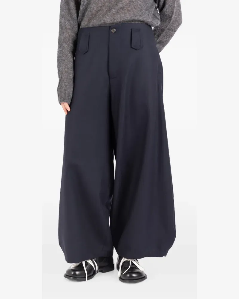 Société Anonyme wool palazzo pants - Blau Blau