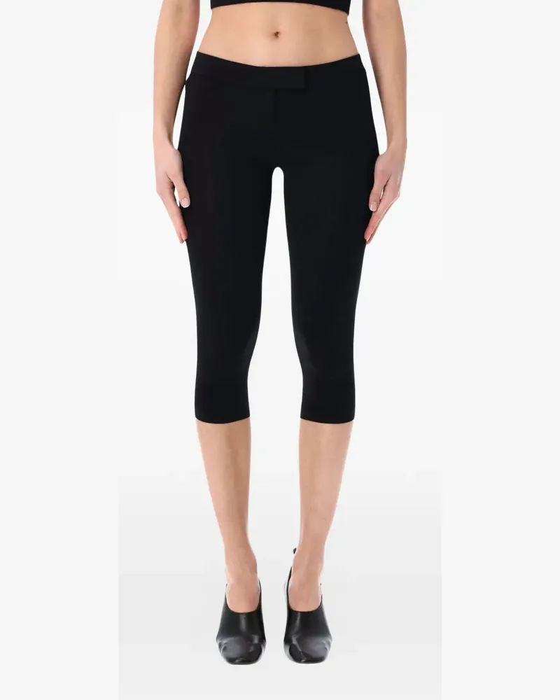 Magda Butrym knitted cropped trousers - Schwarz Schwarz