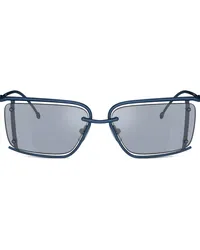 Diesel 0DL1002 Sonnenbrille mit eckigem Gestell Blau