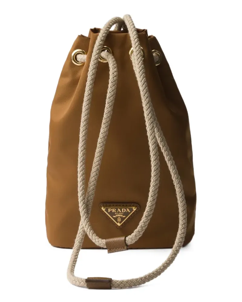 Prada Re-Nylon smartphone case - Braun Braun