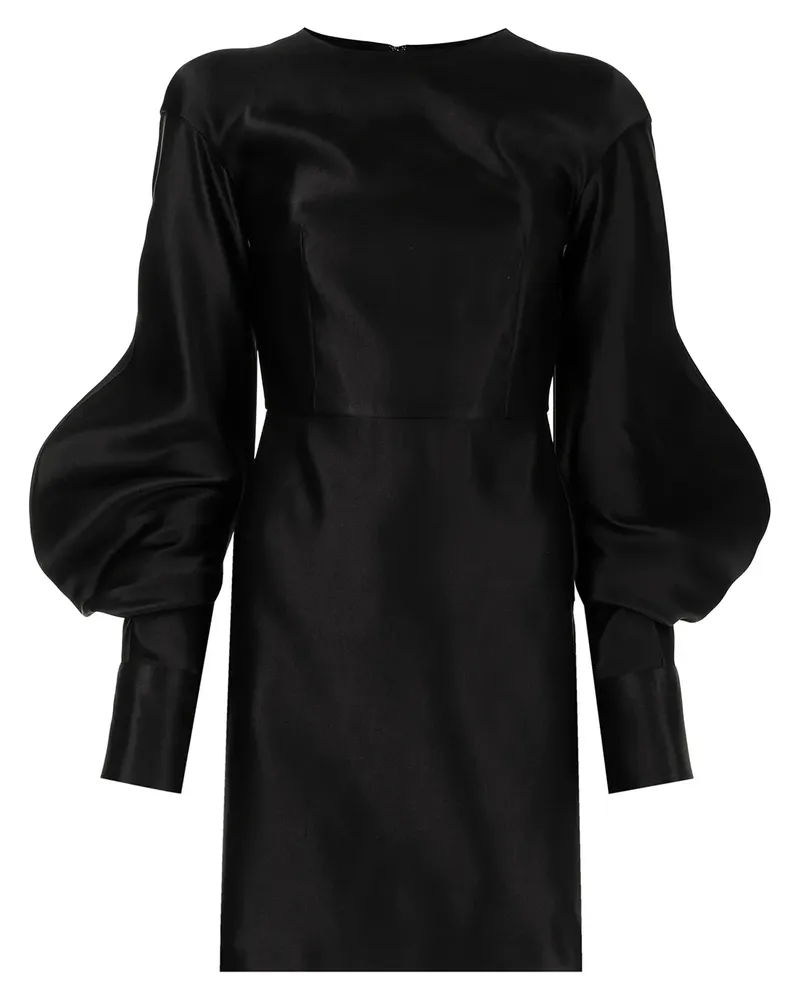 Tom Ford Minikleid mit Puffärmeln - Schwarz Schwarz
