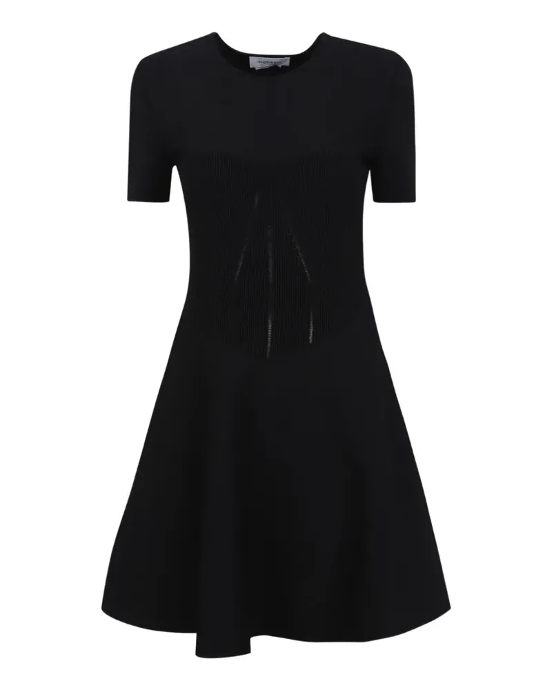 Alexander McQueen ribbed dress - Schwarz Schwarz