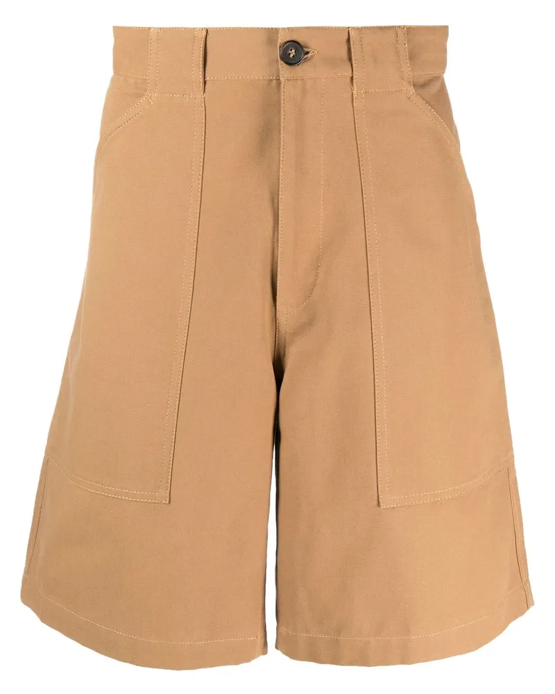 A.P.C. Melbourne Shorts aus Canvas - Braun Braun