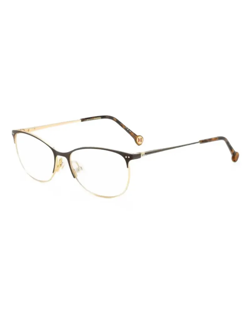 Carolina Herrera New York cat-eye frame glasses - Braun Braun