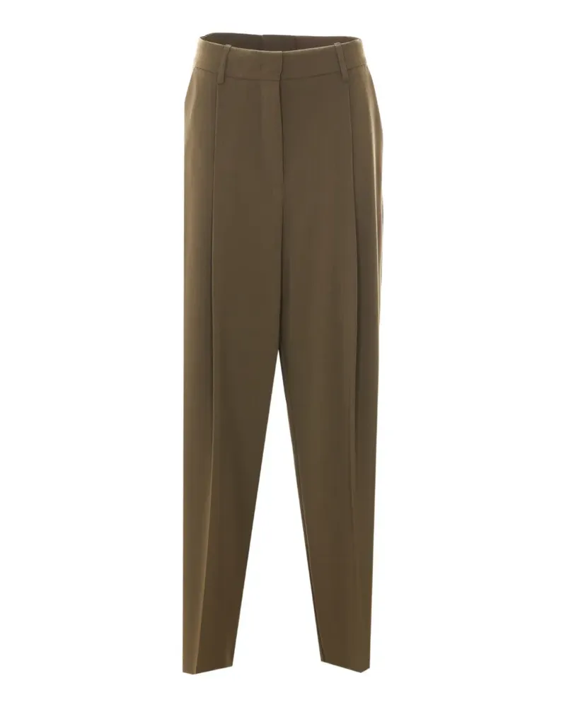 Rue du Bac pressed-crease tailored trousers - Grün Grün