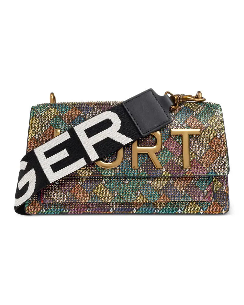 Kurt Geiger logo-plaque cross body bag - Schwarz Schwarz