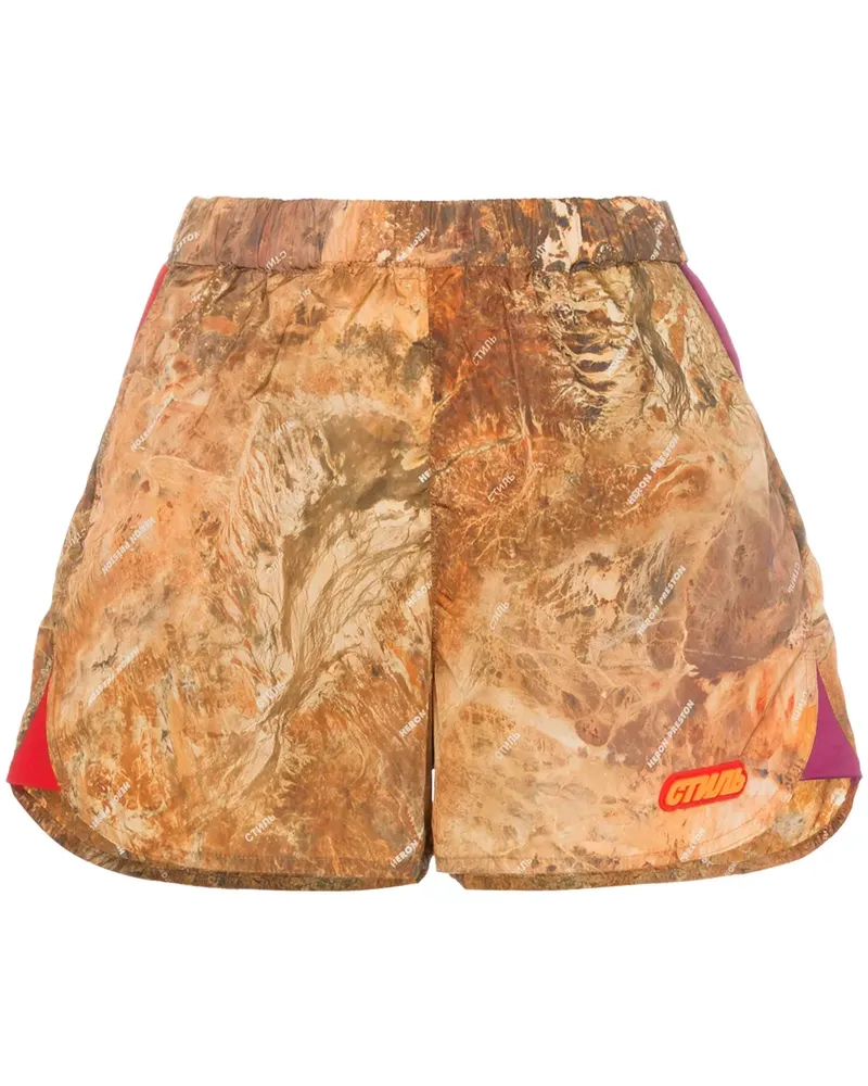 Heron Preston Camouflage-Shorts - Nude Nude
