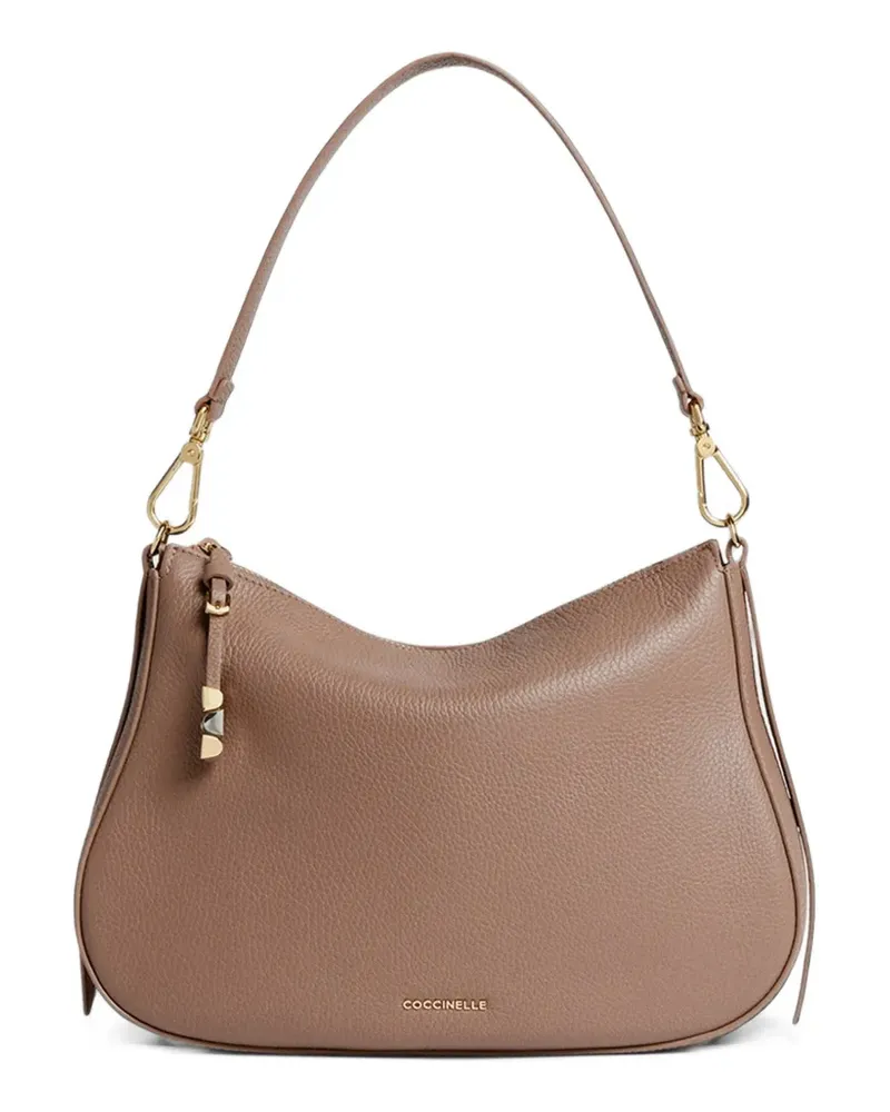 Coccinelle Kleine Schultertasche - Nude Nude