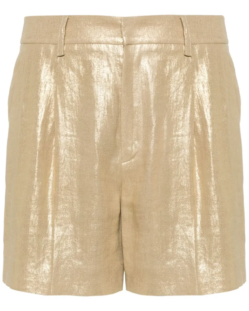 Ralph Lauren Folierte Beverleigh Leinenshorts - Gold Gold