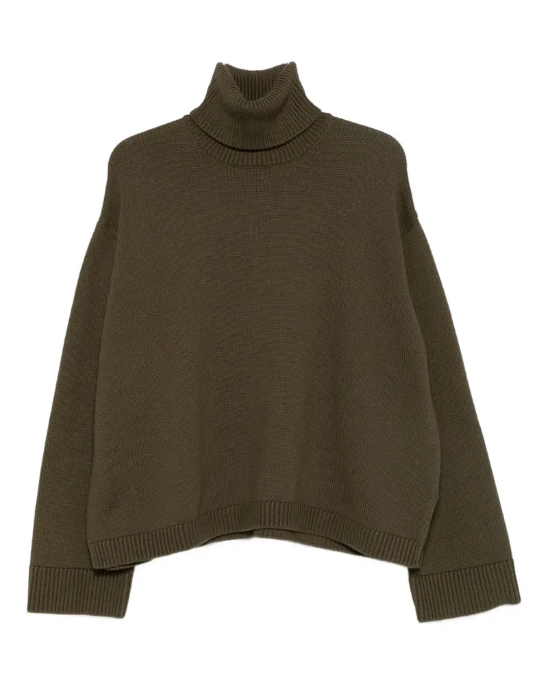 FRANKIE Shop Pullover mit Rollkragen - Grün Grün