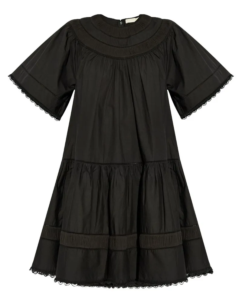 Ulla Johnson Oumi Kleid - Schwarz Schwarz