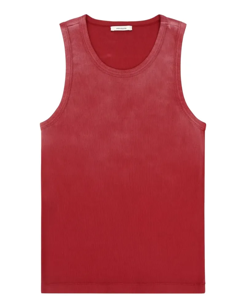 Entire Studios ribbed-knit tank top - Rot Rot