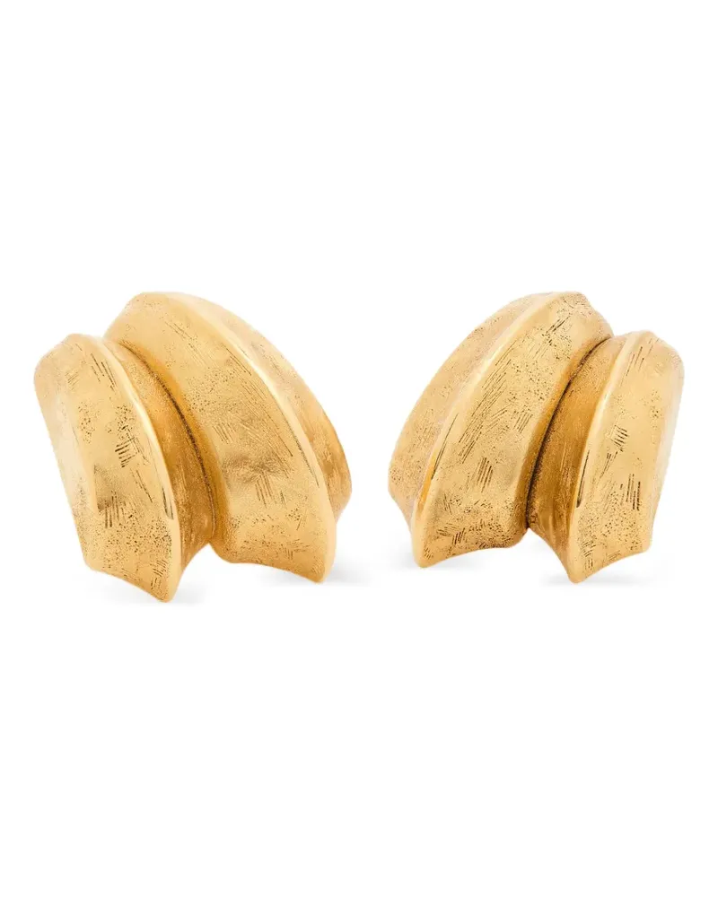 Saint Laurent double blade earrings - Gold Gold