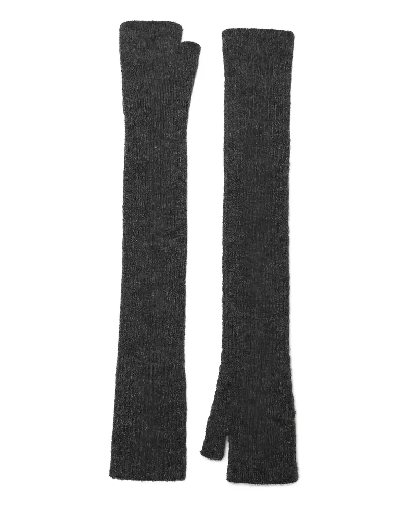 Roberto Collina fingerless gloves - Grau Grau