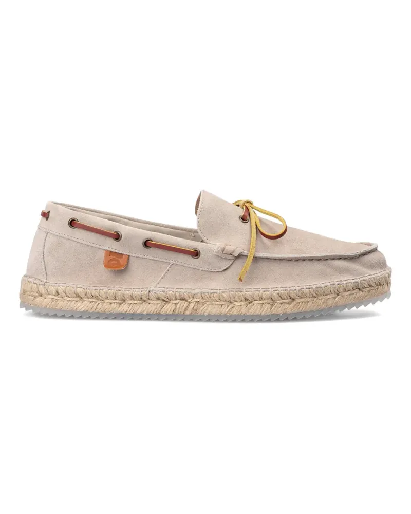 Espadrilles Varo lace-up braided-midsole  - Nude Nude