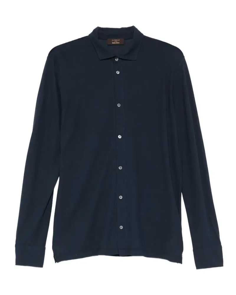Zanone long-sleeved shirt - Blau Blau