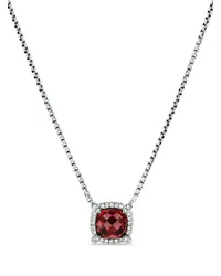 David Yurman Petite Chatelaine Halskette Silber