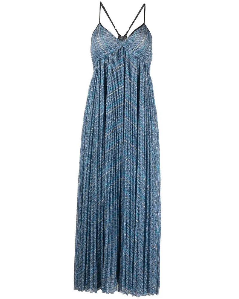forte_forte Kleid mit Empire-Schnitt - Blau Blau