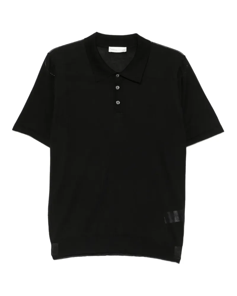 Roberto Collina short-sleeve polo shirt - Schwarz Schwarz