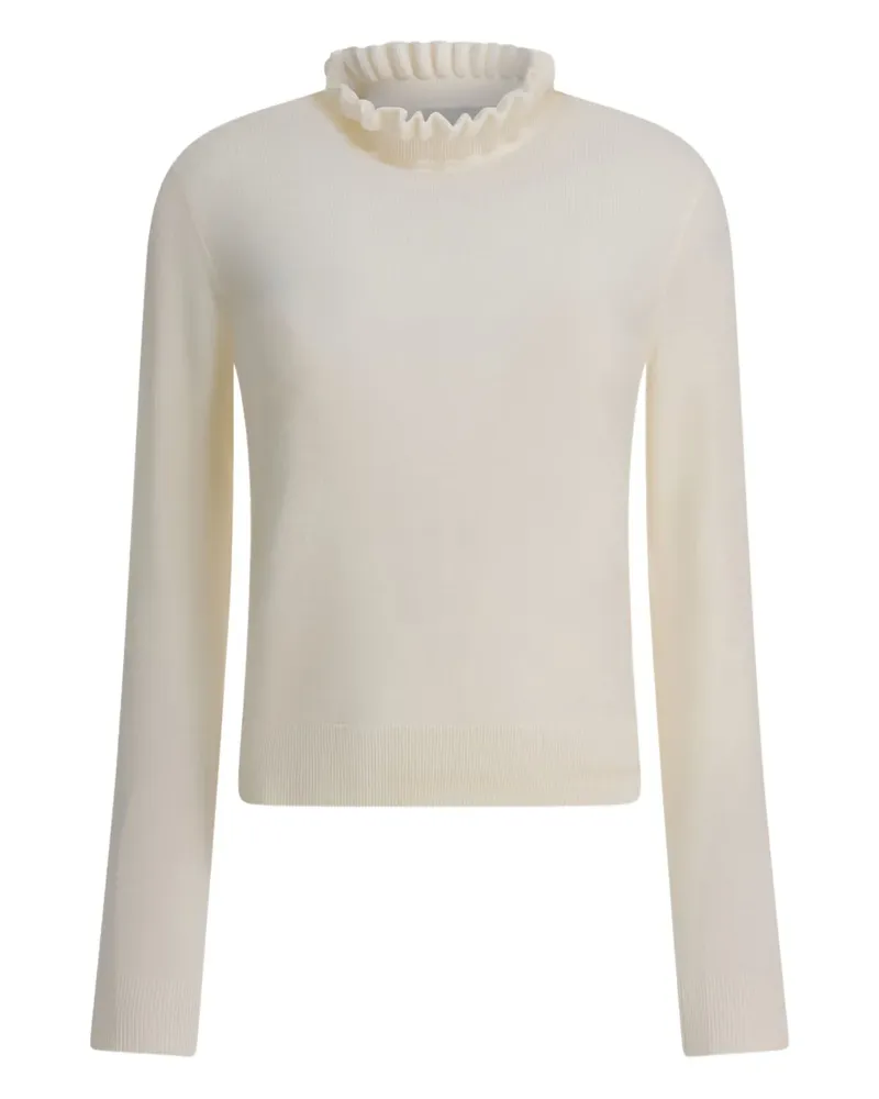 Alexander McQueen Gerüschter Pullover - Nude Nude