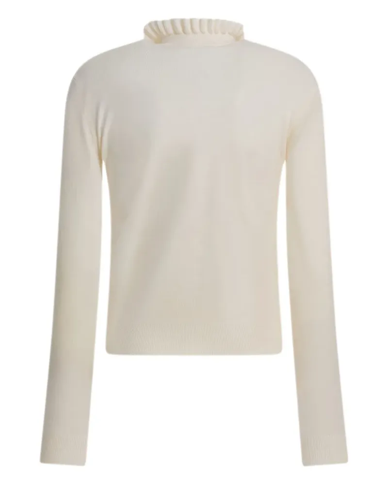 Alexander McQueen Gerüschter Pullover - Nude Nude