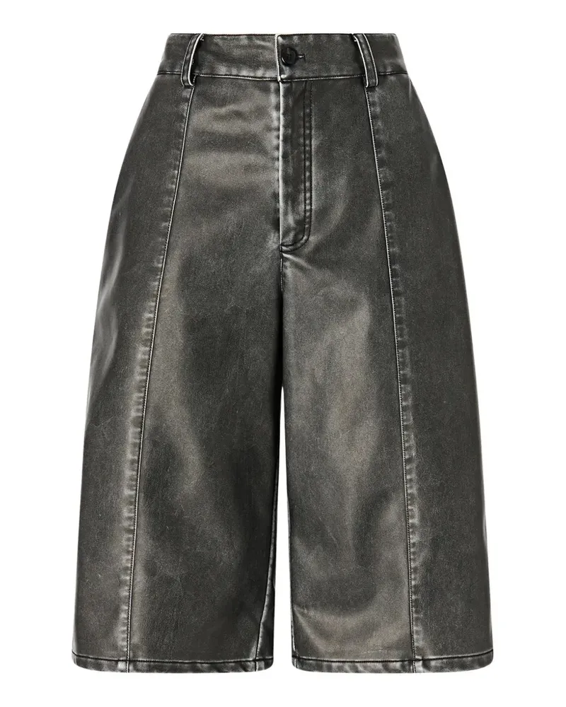 Pinko Shorts mit ausgeblichenem Effekt - Grau Grau