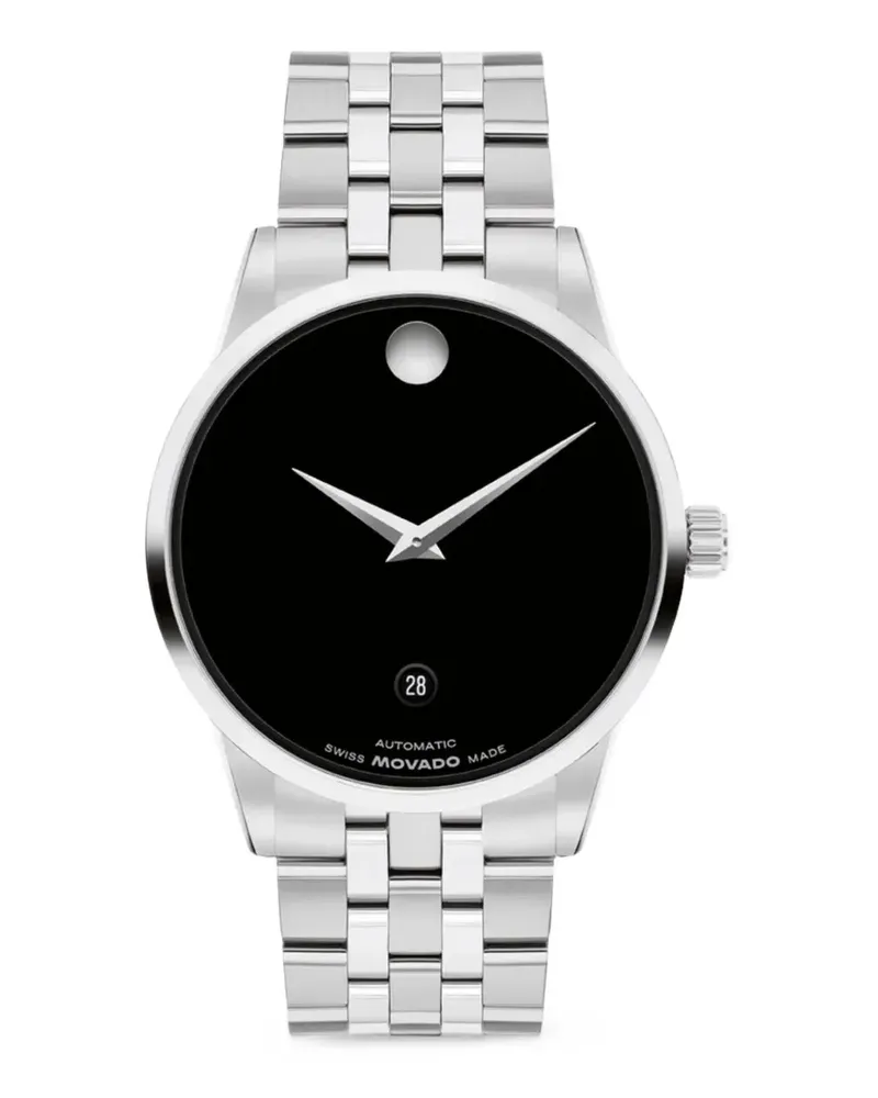 Movado Classic Museum Armbanduhr 40mm - Schwarz Schwarz